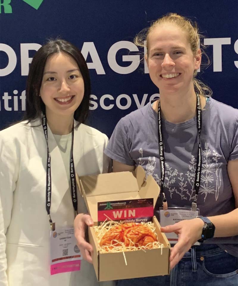 Kate and Sherry at SfN2022
